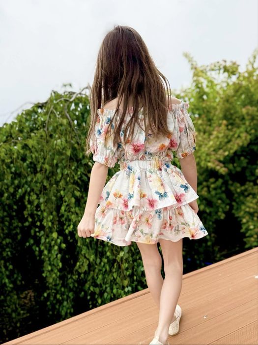 Nowy komplet bluzeczka i spódniczka zula handmade 122