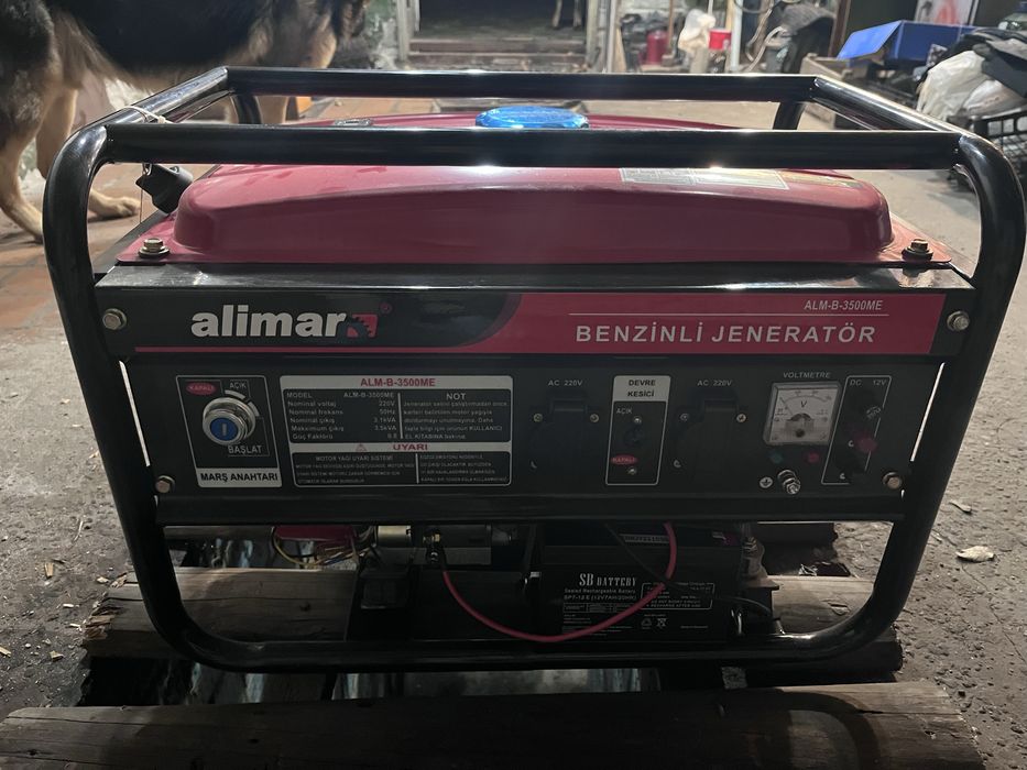 Однофазный бензиновый генератор Alimar ALM-B-3500ME