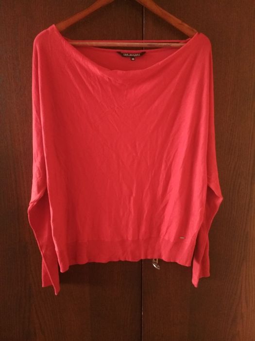 Top Secret, czerwony sweter, r. 46