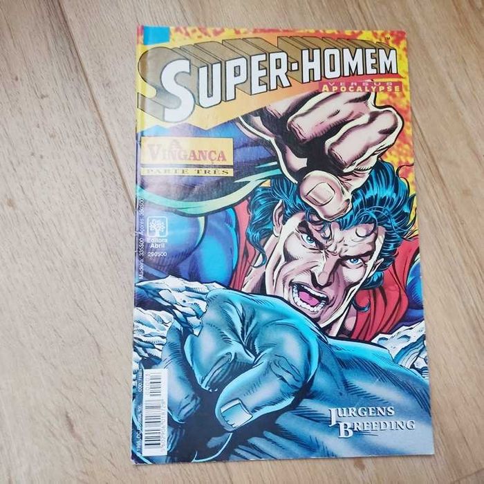 Super-Homem Versus Apocalypse Minisérie 3 livros DC Comics Editora Abril 1995