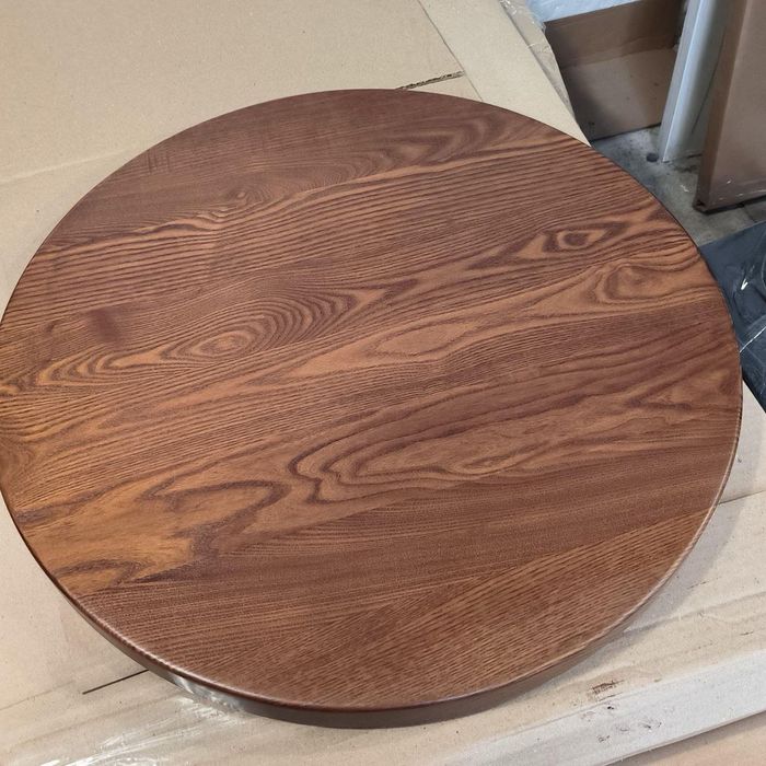 Столешница круглая из массива ясеня