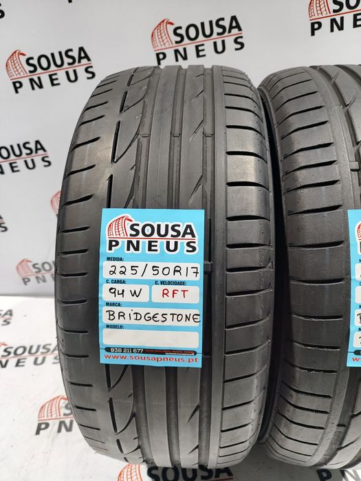 2 pneus semi novos 225-50R17  94w Bridgestone - Oferta dos Portes