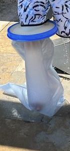 Protector de Gesso ou ligadura para perna inteira
