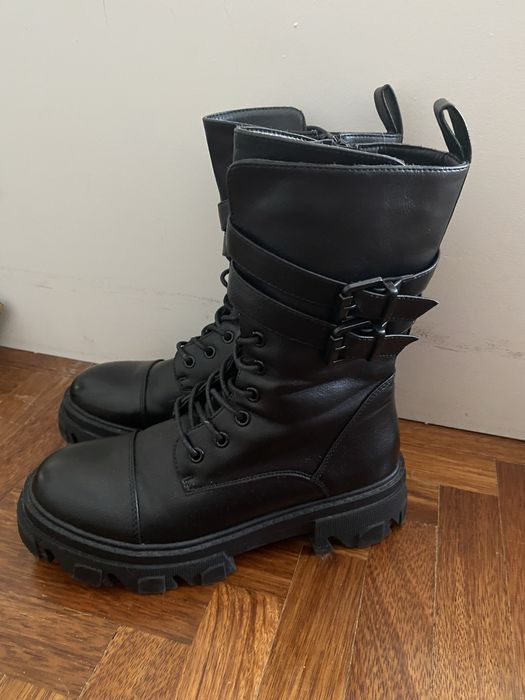 Botas estilo militar