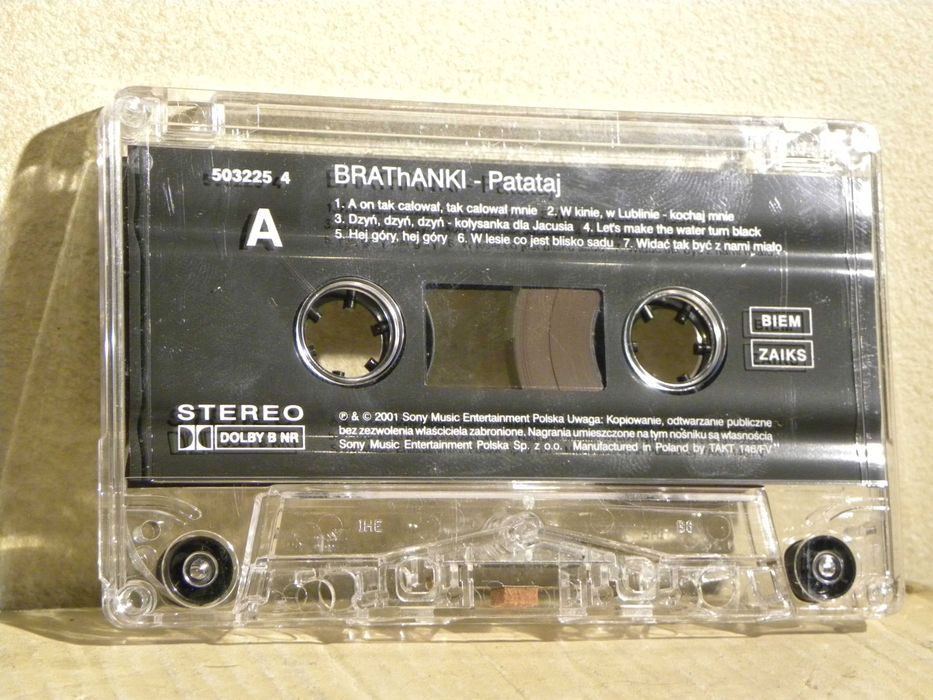 kaseta magnetofonowa Brathanki Patataj