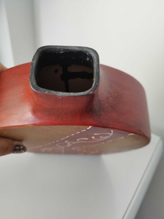 Brązowy wazon 25 cm