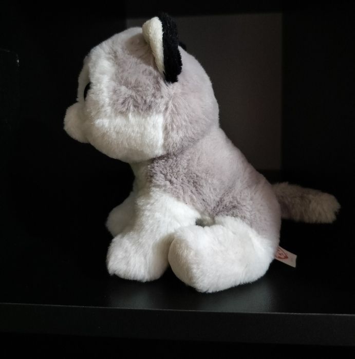 Мягкая игрушка глазастик TY Beanie Babies Хаски плюшевая