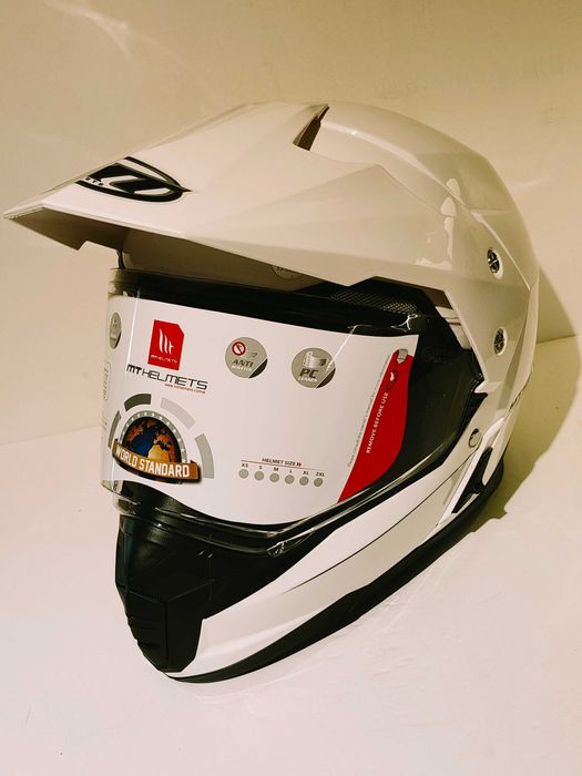 Capacete criança MT duo-sport trail adv motard mota novo