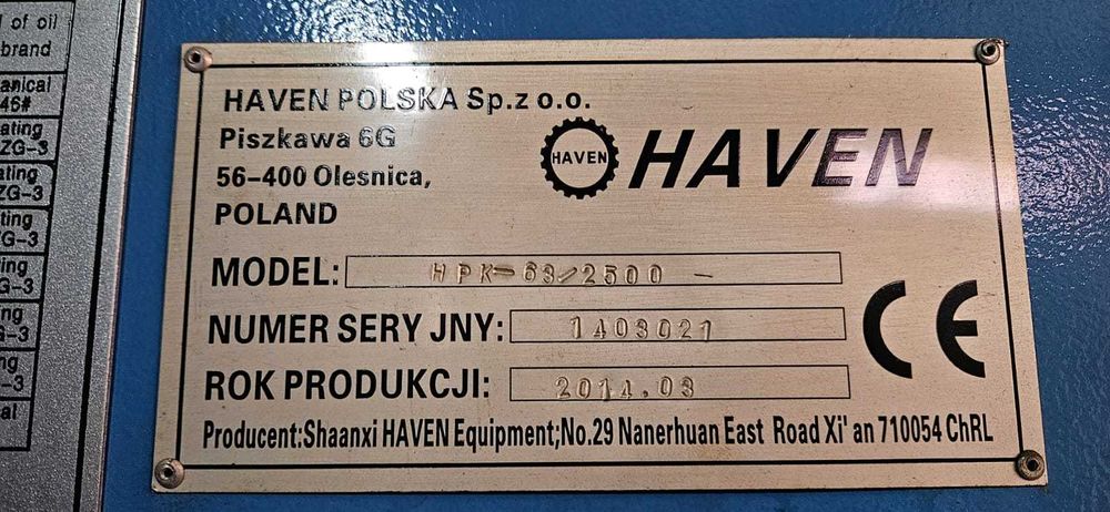 Na sprzedaż prasa krawędziowa w bardzo dobrym stanie.