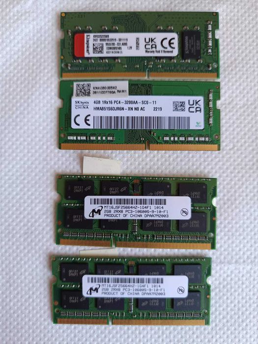 Оперативна пам`ять для ноутбука