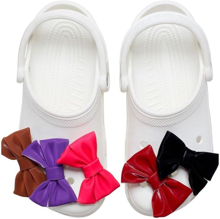 Оригінальні джибітси Jibbitz Crocs Solid Romantic Bow 5 Pack