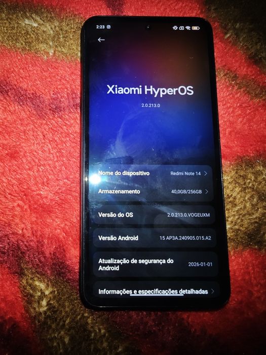 Xiaomi Redmi Note 14 5G 256G NOVO