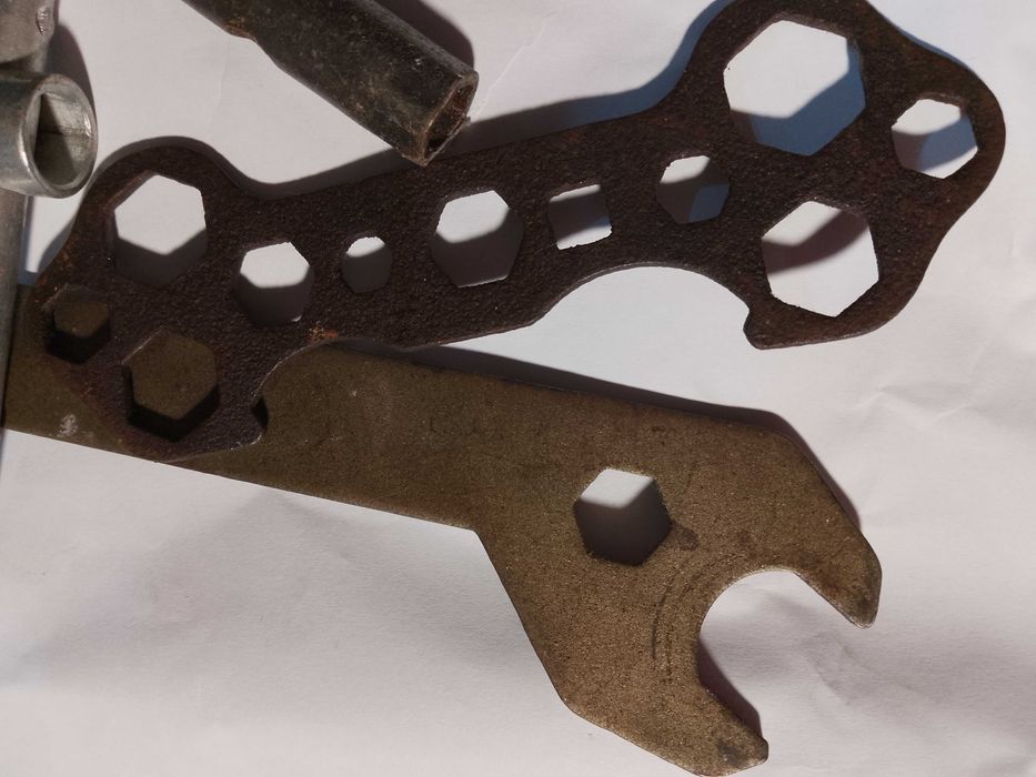 stare klucze rowerowe  - zestaw