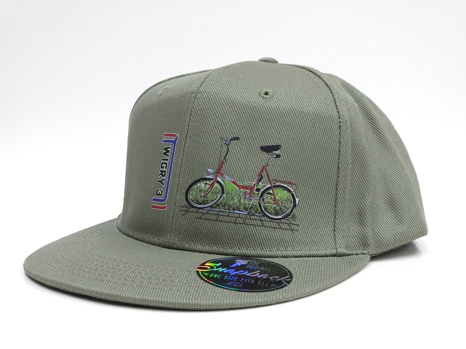 Czapka z daszkiem Romet Wigry 3 PRL khaki ORYGINAŁ DLBIKES