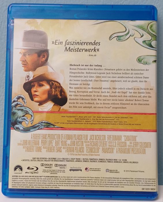 Chinatown - blu-ray - brak PL
