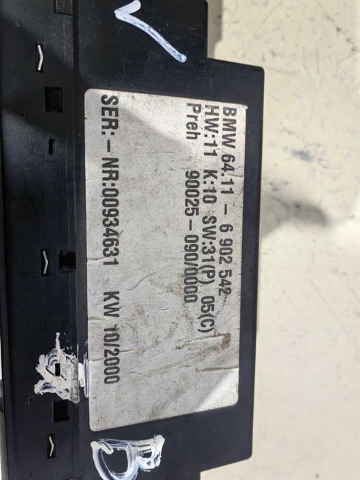 Climatronic / Controlador Sofagem BMW  E39  690.2542