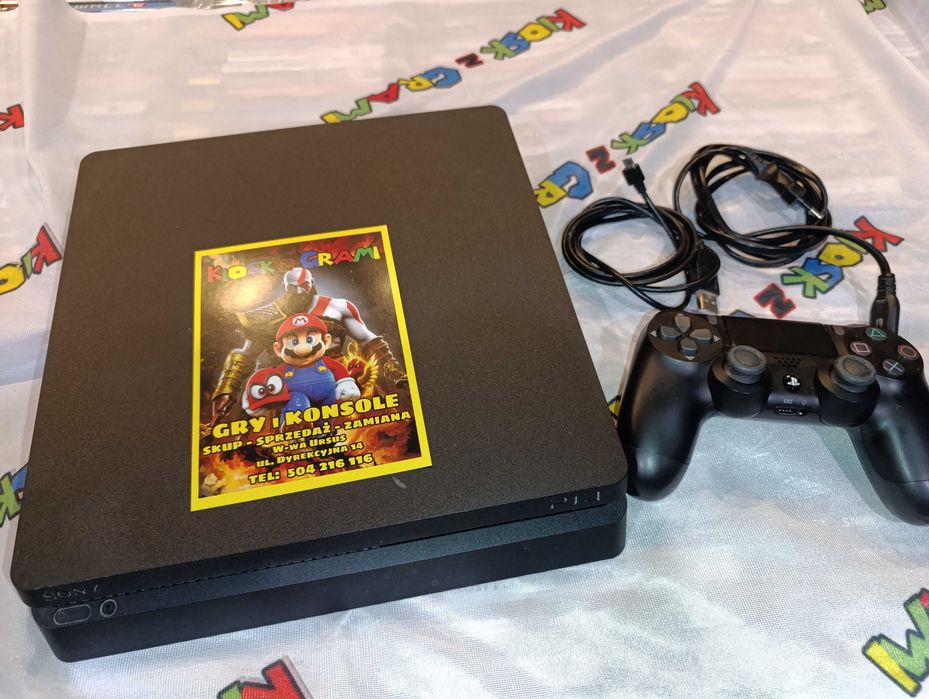 Konsola PS4 Slim 500GB pad oryginalny /możliwa zamiana na inne konsole