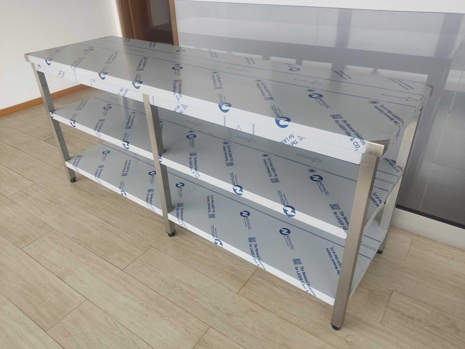 Escaparate em inox 304