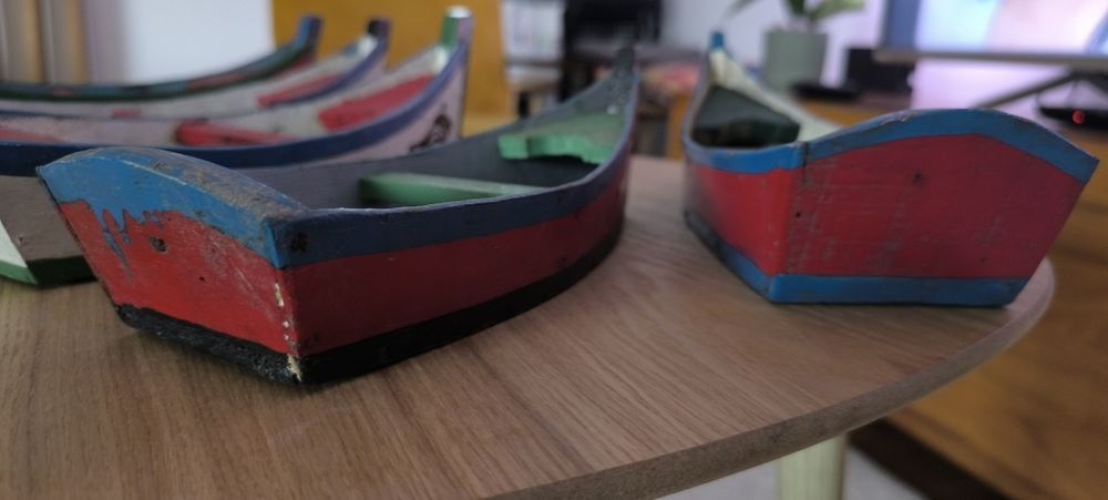 Barquininhos de exposição