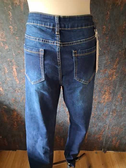 Spodnie jeans damskie plus size