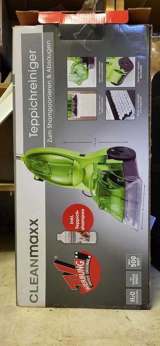 Odkurzacz piorący Clean maxx, nowy