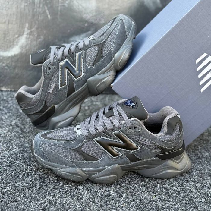 Кросівки осінні-зимові New Balance 9060 Gore-Tex Grey premium | Кроссовки чоловічі