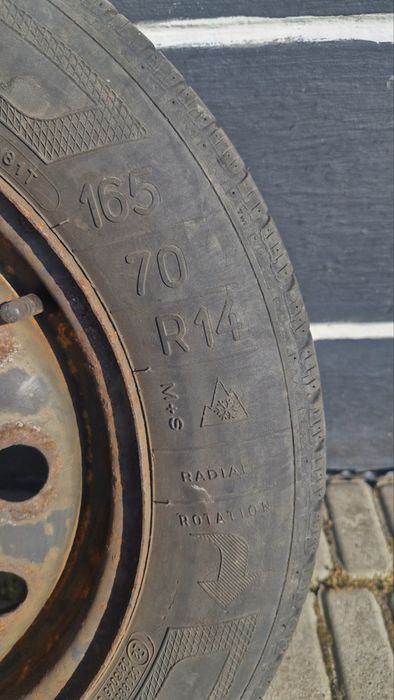 Всесезонна резина Kleber 165/70/R14 на стальних дисках R14