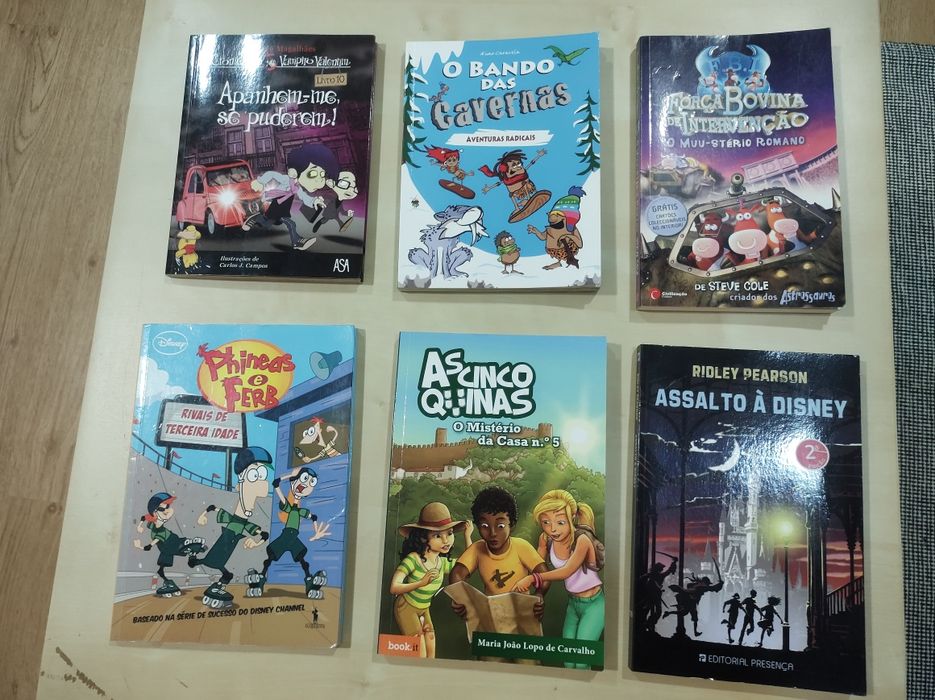 Conjunto de livros juvenis
