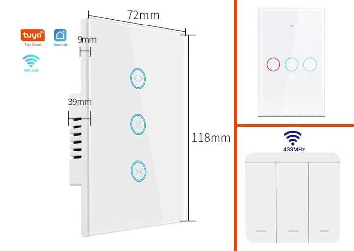 Термостат вимикач Tuya ZigBee WI-FI RF433