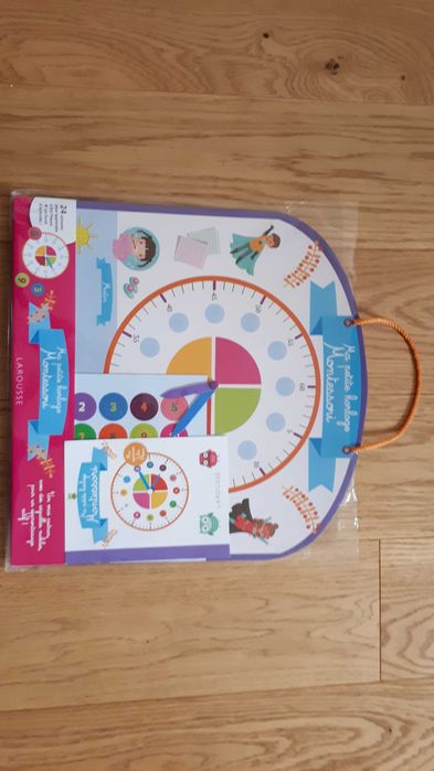 Nowy zestaw do nauki zegara po francusku - Montessori