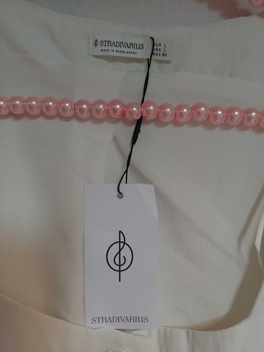 (40/L) Stradivarius/ Ekskluzywna kamizelka garniturowa z Madrytu, NOWA