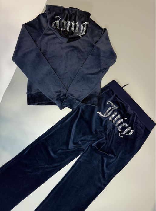 Велюровий костюм Juicy Couture новий оригінал темно синій S