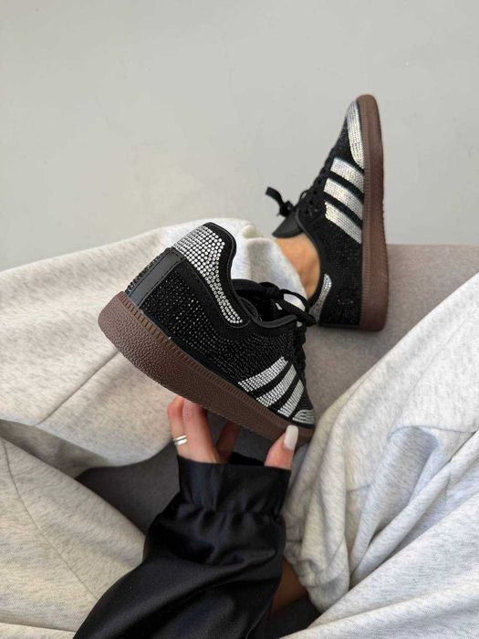 !BIG SALE! Adidas Samba Black Swarovski | 36 37 38 39 40 41