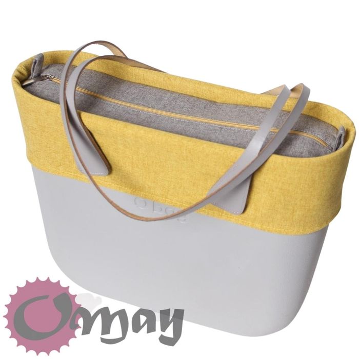 organizer do OBAG STANDARD +OPASKA struktura szary musztarda OMAY