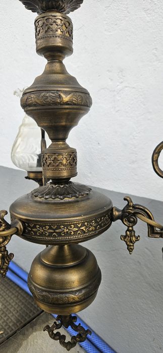 Candeeiro  de teto em latão