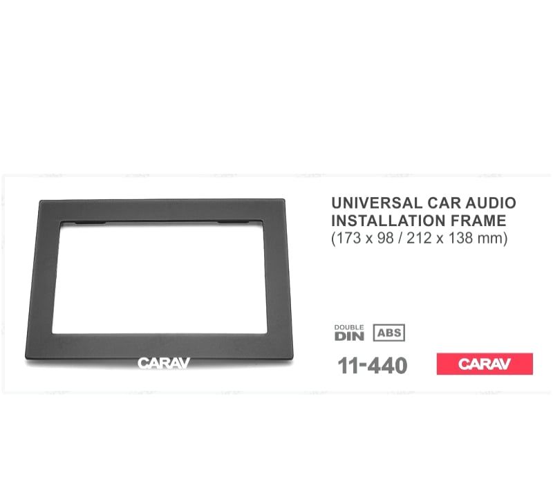 MOLDURA ADAPTADOR UNIVERSAL PARA RADIO 2-DIN 173*98 212*138 MM