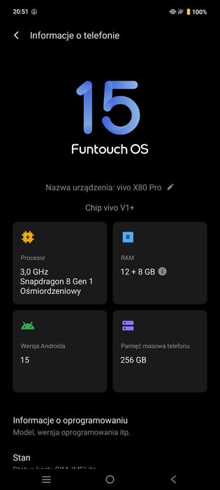 VIVO X80 PRO 12/256