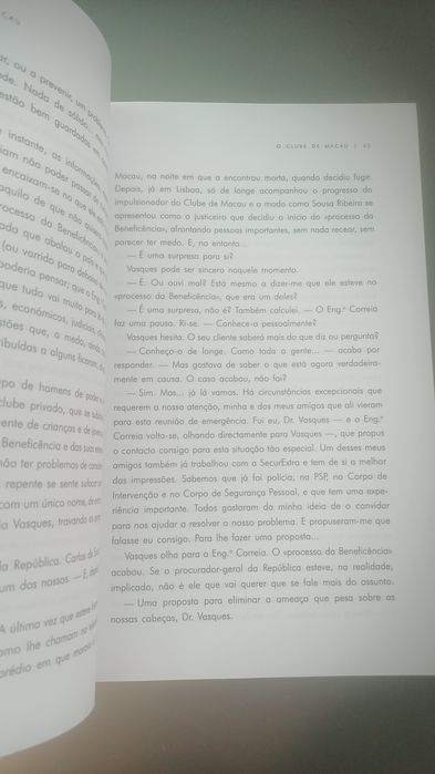 "O Clube de Macau" - Pedro G. Rosado (Círculo de Leitores)