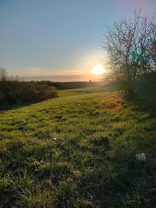 Działka dwupoziomowa z warunkami zabudowy
