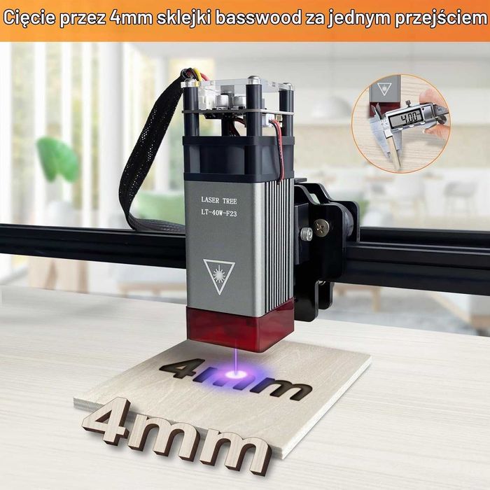 Moduł laserowy do grawerowania 10W 450nm Laser Tree LT-80W-AA PRO
