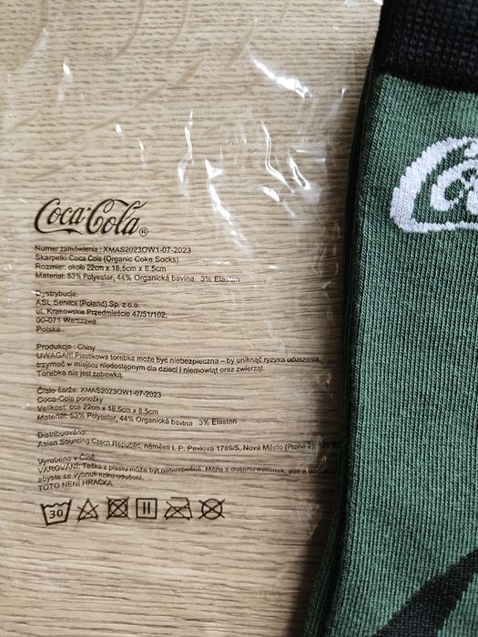 Skarpety świąteczne Coca-Cola 39-42