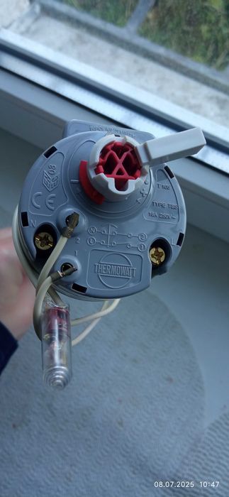 Термостат F.72/S.80 для бойлера Ariston
ABS, RTS 16A,Італія.