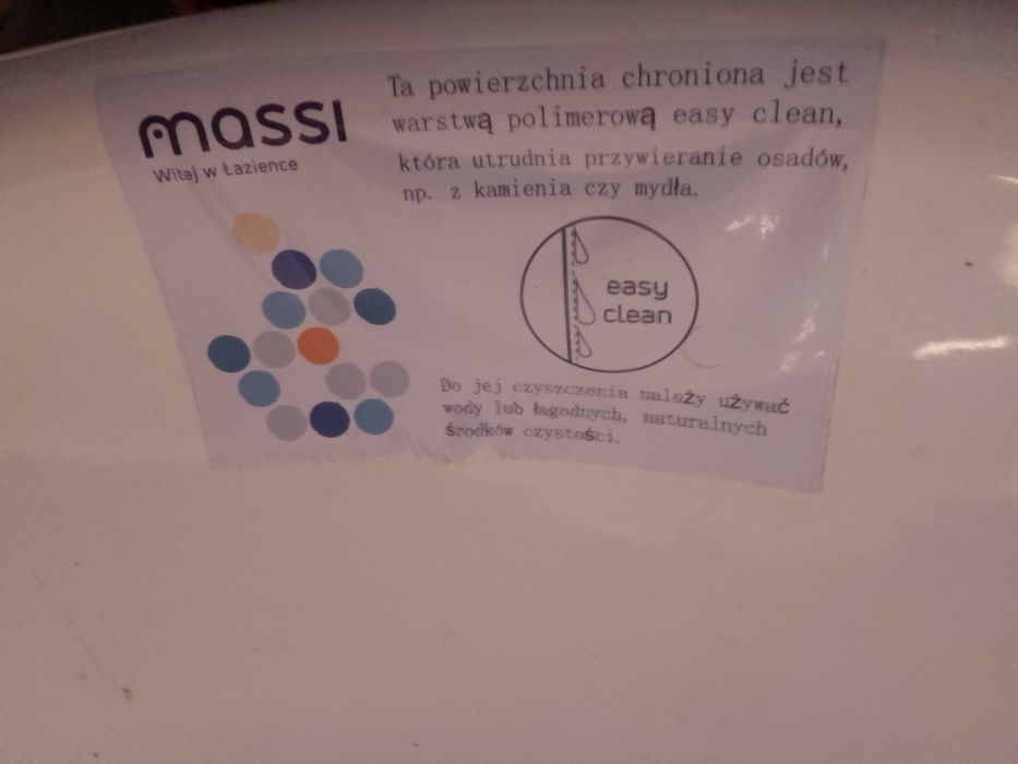 Nowa umywalka nabatowa massi 50cm srednica