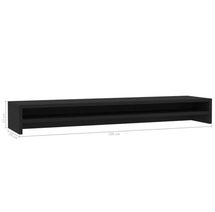 Suporte para monitor 100x24x13 cm preto