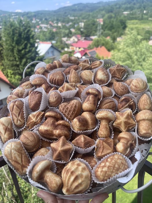 Ciasteczka orzeszki, szyszki, grzybki i inne kstalty