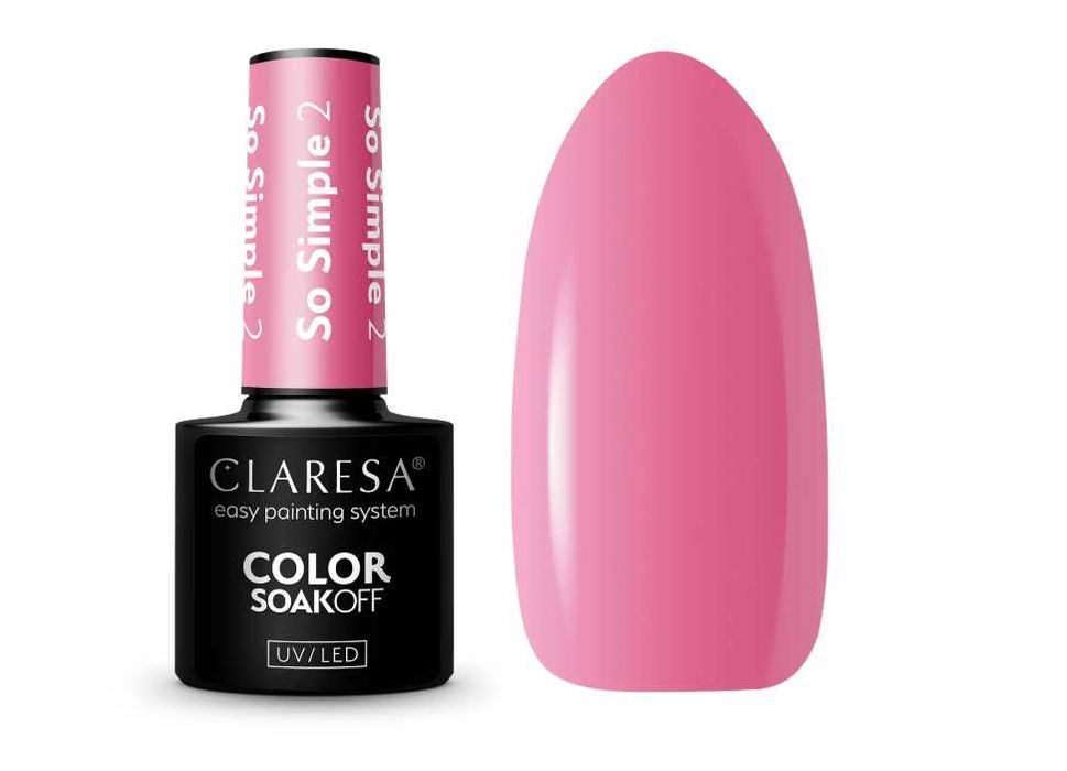 Claresa Lakiery hybrydowe 5ml So simple 2 WYPRZEDAŻ