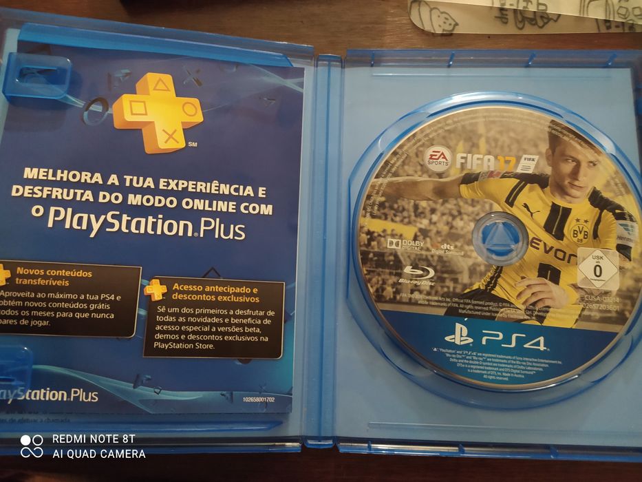 Jogo Fifa 17 PS4