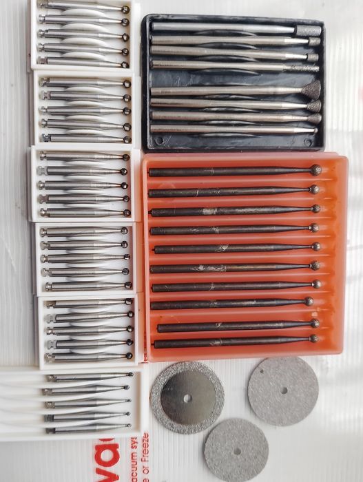 Алмазные  твердосплавные  боры шарошки диски стоматологические СССР