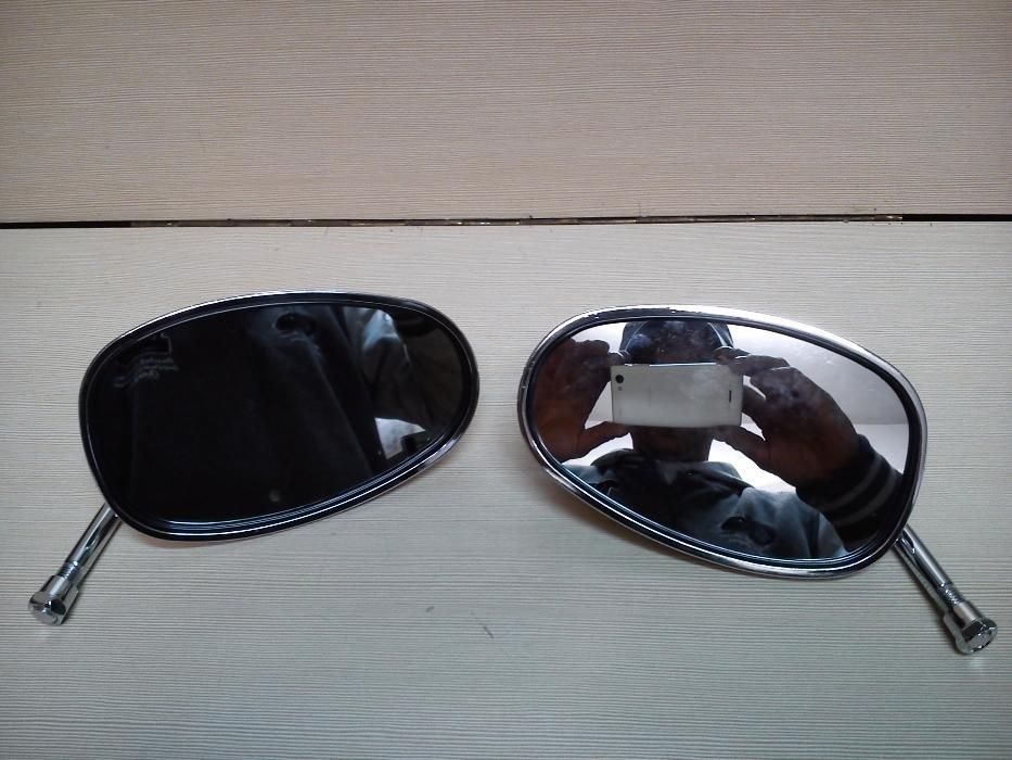 NOWE lusterko Lusterka chromowane uniwersalne M10 prawe i lewe