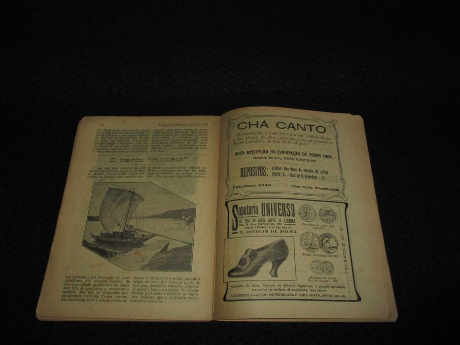 Livro Almanaque Ilustrado do Jornal O Século 1918 Raro